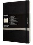 Moleskine - Pro Project Planner, Professional Planner and Notebook for Objectives, Productivity Diary for Projects and Project Management, Hard Cover, Size X-Large 19 x 25 cm, Colour Black, 288 Pages