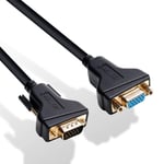 VGA extension cable, BENFEI VGA Male to Female Cable,1.8 Meter/6 Feet