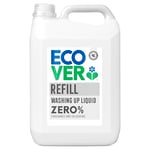 Ecover Zero Washing Up Liquid Refill, 5L (Packing may vary)