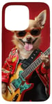 iPhone 15 Pro Max Chihuahua Dog lovers Rock music Cute pets Pet Fun Case