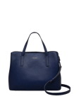 Radley Dukes Place Leather Medium Zip-Top Grab Bag, Evenfall