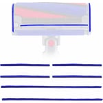 Pack of 6 Bandes en Peluche Souples pour Dyson V6 V7 V8 V10 V11 Ensemble de Bandes Collantes en Peluche Rouleau Doux pour Aspirateur Dyson