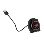 Ladestasjon til Garmin Venu 3 / Venu 3s / Vivoactive 5 - USB 1m - Sort