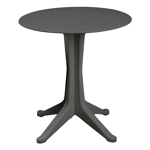 Table Plastique Grande Pliant Jardin Mer Extérieur 80×72×70h CM Anthracite