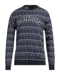 JOHN RICHMOND London Jumper Blue White Grey Sweatshirt BNWT Men's Large