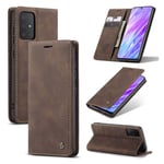 CaseMe vintage Samsung Galaxy S20 Ultra fodral - Brun