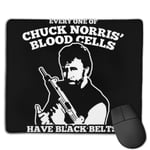 Chuck Norris Blood Cells Quote Customized Designs Non-Slip Rubber Base Gaming Mouse Pads for Mac,22cm×18cm， Pc, Computers. Ideal for Working Or Game
