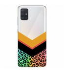 Coque Galaxy S20 PLUS chevron leopard fluo