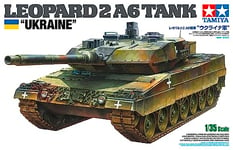 TAMIYA 25207 1:35 BW KPz Leopard 2 A6 (3) Ukr. - Kit de modélisme en Plastique, à Assembler, kit de Chars à Construire