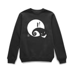 Disney The Nightmare Before Christmas Jack And Sally Moon Noir Sweatshirt - M