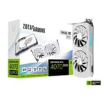 Zotac Nvidia RTX 4070 SUPER Twin Edge OC 12GB GDDR6X Graphics Card - White ZT-D40720Q-10M