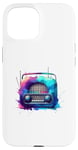 Coque pour iPhone 15 Radio Vintage Radios Antiques