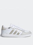 adidas Sportswear Women's Breaknet Sleek Trainers - White, White, Size 4, Women