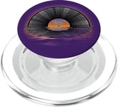 Retro Vintage Vinyl Sunset Reflection LP Vinyl Record PopSockets PopGrip for MagSafe