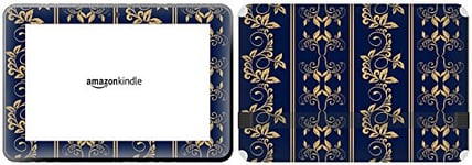 GetitStickit VeUKSkinTabAmaFireHD89_19 "Beautiful Gold Floral Design Removable Skin for 8.9-Inch Amazon Kindle Fire HD - Blue