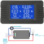 SJLERST PZEM-022 AC 100A courant tension ampérage puissance énergie panneau mètre LCD affichage numérique ampèremètre voltmètre multimètre avec CT