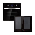 Gusteau Delicatessa ensemble four à induction encastrable 7000 W noir inox