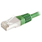 Cable RJ45 Cat 6a F/UTP (vert) - 7,5 m