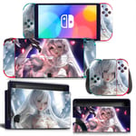 Kit De Autocollants Skin Decal Pour Switch Oled Console De Jeux Full Body, T1tn-Nsoled-1651