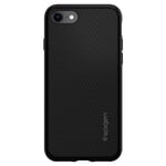 Spigen Liquid Air-etui til iPhone 7 / 8 / SE 2020 / SE 2022 - Sort