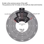 Aluminum Alloy Chord Wheel Circle Of Fifths Music Theory Learning Tool For