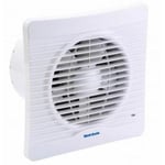 Vent-Axia Silhouette 150XH Axial Bathroom, Kitchen and Toilet Fan (454061A)