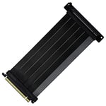 Cooler Master MasterAccessory Câble Riser PCIe 4.0 x16 200mm V2 - Câble TPE Ultra-Flexible avec protection EMI, Slots PCI Renforcés, Connecteurs Plaqués Or, Boîtier de Protection ABS - Noir