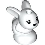 LEGO Animal White Baby Bunny Rabbit Sitting Friends Minifigure (Chili / Mini)