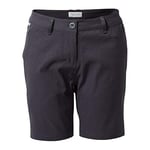 Craghoppers Womens Kiwi Pro Hiking Shorts, Dark Navy, 32W EU