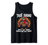 Turkey Trot Squad 2024 Thanksgiving Trot Race Women Men Kids Tank Top