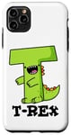 Coque pour iPhone 11 Pro Max Jeu de mots alphabet amusant T-Rex