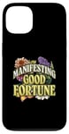 iPhone 13 Manifesting Good Fortune Floral Inspiration Case