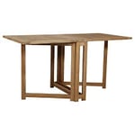 Brafab Turin utebord med klaffar teak natur 146x70 cm