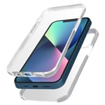 Coque Intégrale pour iPhone 13 Mini Arrière Rigide Avant Souple Transparent