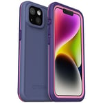 OtterBox FRĒ Series Waterproof Case with MagSafe (Designed by LifeProof) for iPhone 14 Plus - Valor (Purple)