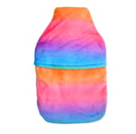 Vagabond GRADIENT RAINBOW Fleece 2 LITRE Hot Water Bottle & Cover