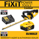 Dewalt DCMHT563P1 18v 55cm Cordless Hedge Trimmer Cutter & 5.0Ah Bat Kit