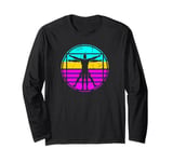 Novelty Vitruvian Man Long Sleeve T-Shirt