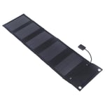 FYDUN solpanel 15W hopfällbar solpanel, 15W USB högeffektiv IP65 vattentät solpanel sportbutik