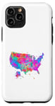 Coque pour iPhone 11 Pro Carte des États-Unis