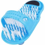 Brosse pour Pied de Douche, Nettoyant de Pied de Douche, Pieds Massagers Pantoufles, pour Pieds de Salle de Bain Avec Ventouses Antidérapantes