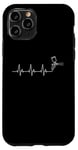 iPhone 11 Pro Spray Gun with Heartbeat EKG Pulse Line Automotive Painter Case