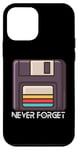 iPhone 12 mini Funny Floppy Disk Shirt For Men, Never Forget Funny Computer Case