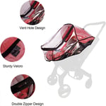 Baby Stroller Transparent Travel Car Baby Car Seat Carrier Rain Cover For Doona