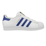 Adidas Superstar Foundation Vit,blå 36 2/3