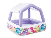 Piscine gonflable Dino avec pare-soleil - Intex