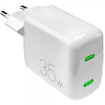 Puro Laddare MiniPro Wall Charger 2xUSB-C 35W