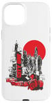 Coque pour iPhone 15 Plus Judge Dredd Mega City One Noir et Rouge 2000 AD