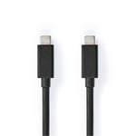 Nedis USB-C til USB-C-kabel, 100W, 2m