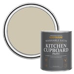 Rust-Oleum Beige Scrubbable Kitchen Cupboard Paint in Satin Finish - Silver Sage 750ml